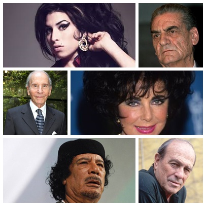 2011, un anno di morti eccellenti