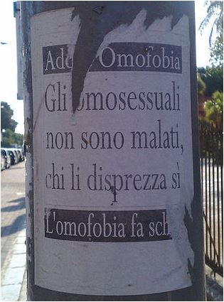 L'omosessualità non è una malattia! 17 maggio: giornata mondiale contro l'omofobia