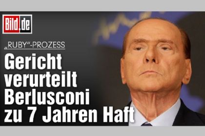 Berlusconi condannato a 7 anni al primo grado del "processo Ruby".