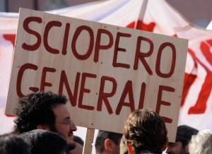 Lo sciopero di chi non riesce più a stringere la cinghia