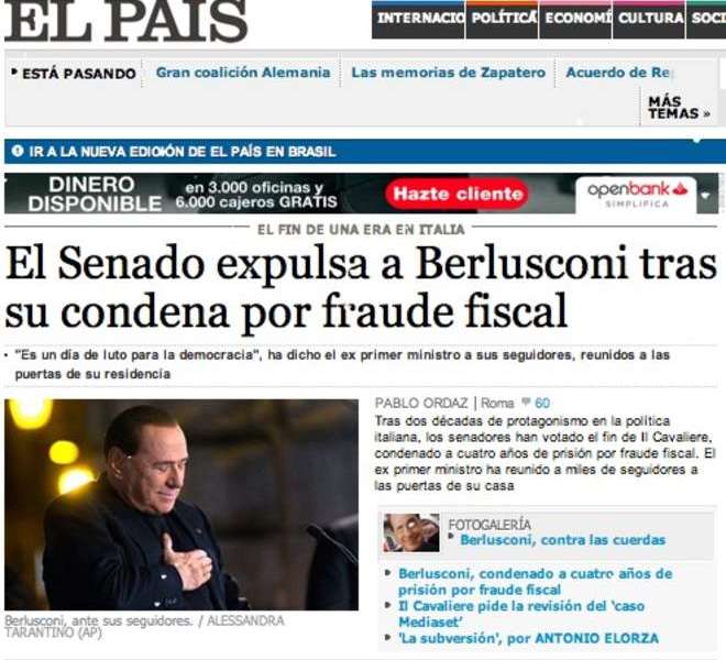 Berlusconi decaduto