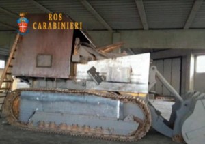 Il carro armato degli estremisti veneti