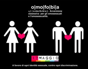 17 maggio Giornata mondiale contro l'omofobia