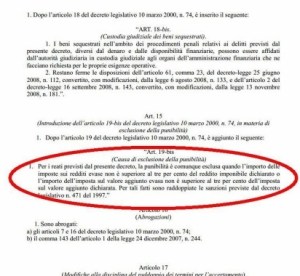Depenalizzare la piccola evasione non è una pazzia