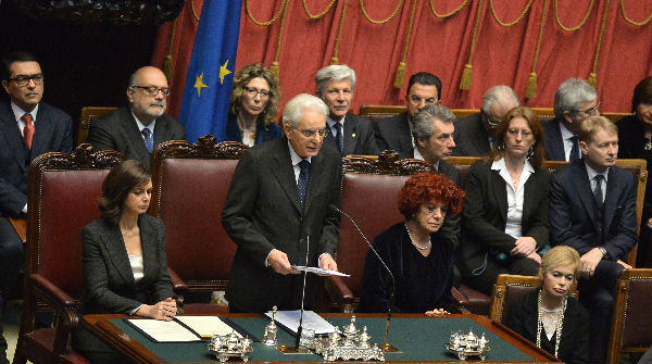 Il giuramento di Mattarella