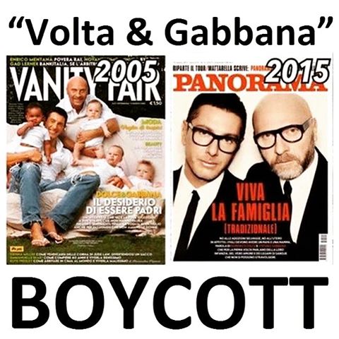 Per Dolce&Gabbana i figli delle coppie omosessuali sono sintetici