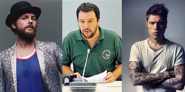 Salvini tra Jovanotti e Fedez. La fierezza delle proprie idee e la distruzione di chi la pensa diversamente...