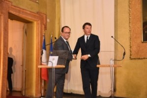 Renzi, Hollande e i muri