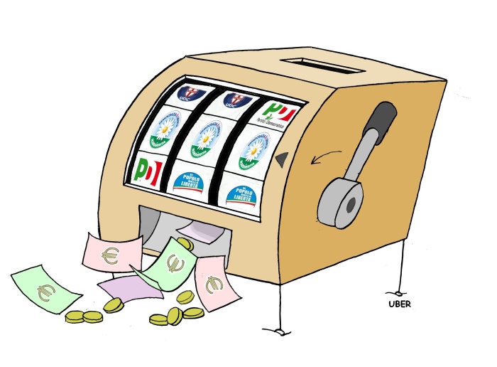 Soldi pubblici ai partiti senza il controllo dei bilanci