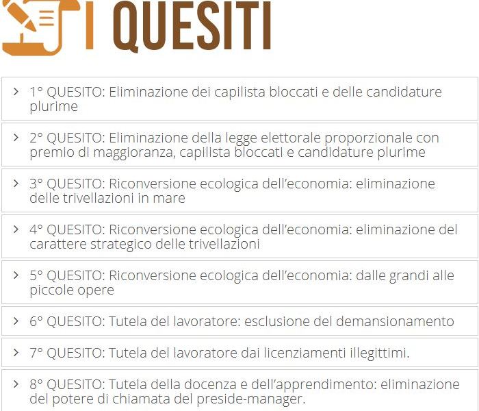 Civati, niente referendum