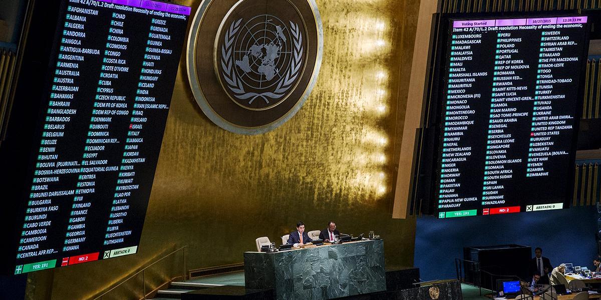 Cuba: risoluzione Onu contro embargo Usa