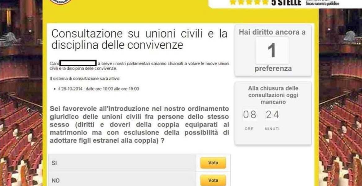 Il senso del M5s per le leggi a cui credono, ma non proposte da loro