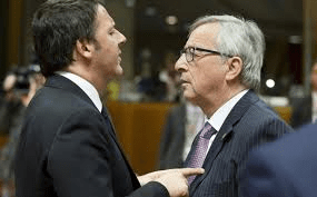 Finta pace tra Juncker e Renzi