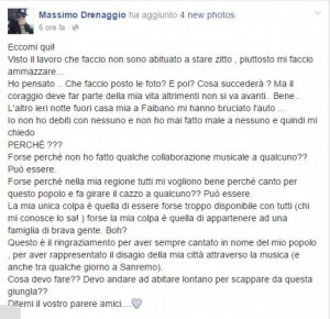 Clementino rifiuta di collaborae con dei camorristi e li fa arrestare