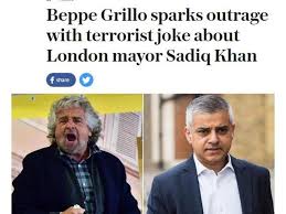 Per Grillo il nuovo sindaco di Londra è un "terrorista".