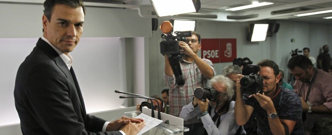 Spagna, il segretario socialista Pedro Sanchez si dimette