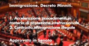 Dl migranti, sì del Senato