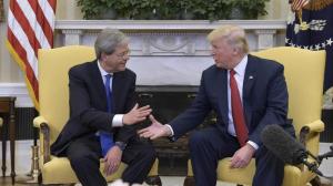 Trump a Gentiloni: “L’Italia è un alleato vitale per gli Stati uniti”