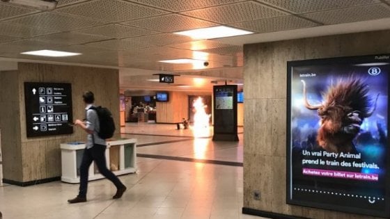 Bruxelles, attacco alla stazione centrale.