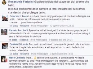 Boldrini inizia a denunciare