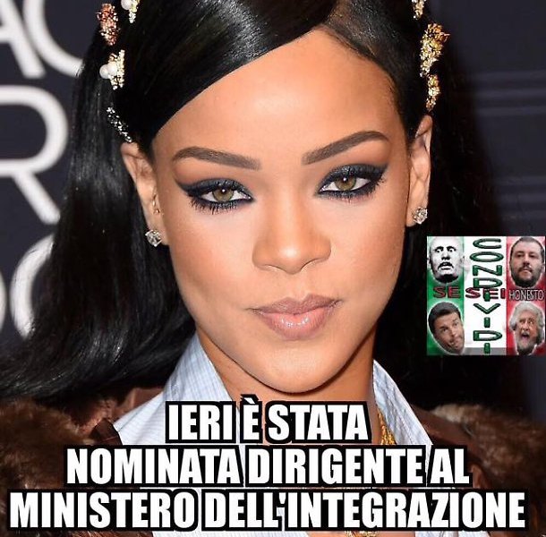 E se anche Rihanna diventa la figlia di Cecile Kyenge...