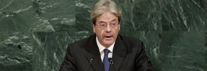 Gentiloni all'Onu