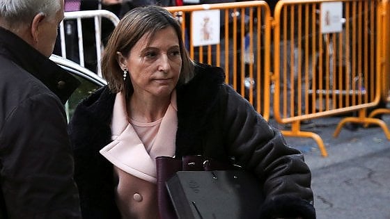 Catalogna, arrestata presidente del Parlamento
