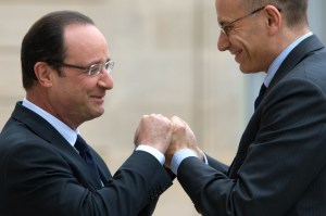 I primi incontri europei di Letta