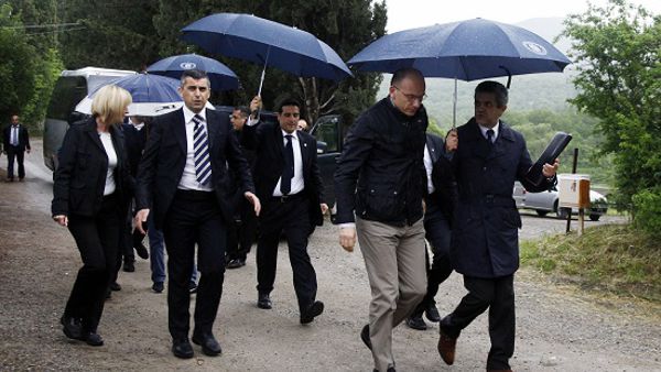 La domenica dei ministri in abbazia