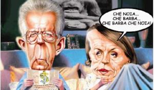 Monti e la noia del posto fisso