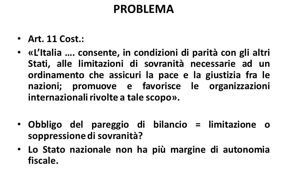 Pareggio di Bilancio in Costituzione, approvato al Senato
