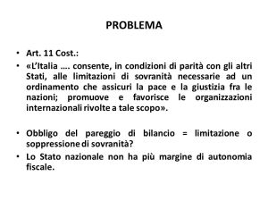 Pareggio di Bilancio in Costituzione, approvato al Senato