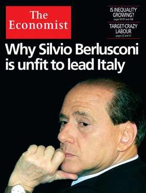 Berlusconi «inadatto a governare»: The Economist vince la partita