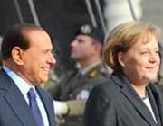 Berlusconi fa «cucù» alla Merkel