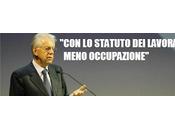 Monti attacca lo Statuto dei lavoratori