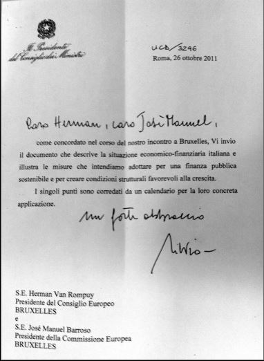 Berlusconi invia una lettera con la promessa delle misure da adottare