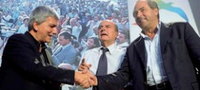 Di Pietro: "L'elettorato vuole un'alleanza tra Idv, Pd e Sel"