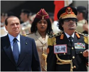 Gheddafi a Roma trattato come un imperatore