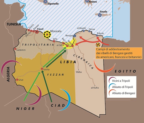 Libia lo scenario della crisi