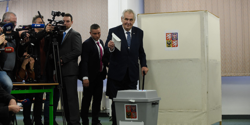 Miloš Zeman ha vinto le elezioni presidenziali in Repubblica Ceca