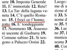 Quando anche il cruciverba è omofobo