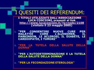 Referendum abolizione legge 40/04