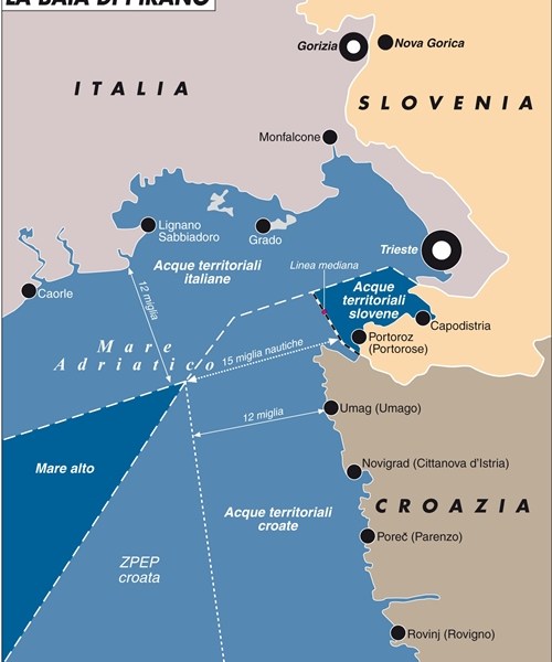 Slovenia-Croazia. Disputa confine: aut aut Lubiana a proposta Ue