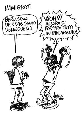 Vescovi a Berlusconi: stranieri delinquono come italiani