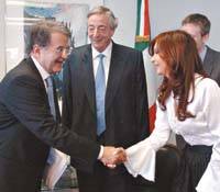 Italia e Argentina rompono il ghiaccio