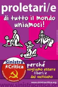 Sinistra Critica si presenta da sola alle elezioni