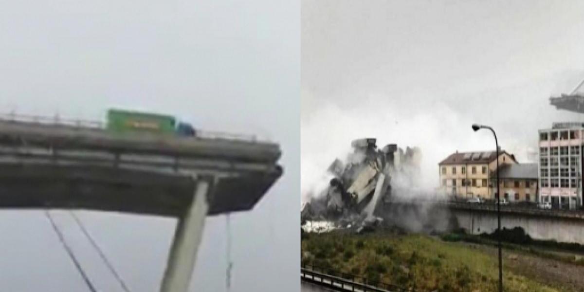 Genova, crolla il Ponte Morandi
