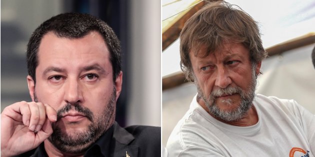 Matteo Salvini attacca Luca Casarini
