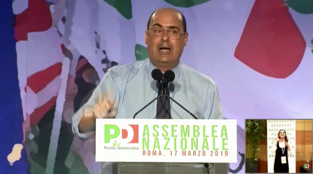 Zingaretti proclamato segretario