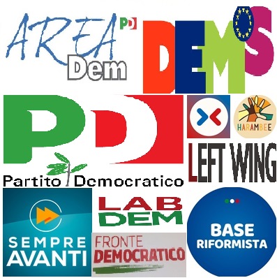 Correnti Pd nell'era Zingaretti